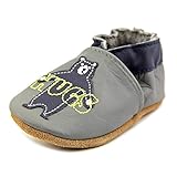 Robeez Free Hugs ベビー 米国 0-6 Months グレー スリッパ [並行輸入品]