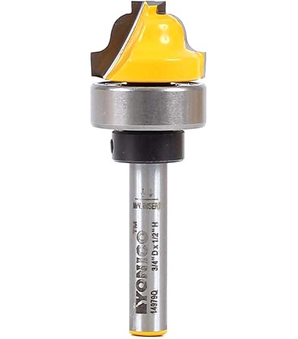 French Head Router 1/2 In Chuck Cordless Drills French Baroque Table Edge Router Bit 1-1/2 ...