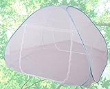 [NET-O] 蚊帳 [かや] ワンタッチ蚊帳 大判 幅180cm×200cm 高さ150cm ワンタッチ テント式 赤ちゃん[ベビー]の虫刺 ムカデ 蚊 まもるネット