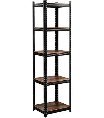 Amazon｜JOYBEST スチールラック 幅40cm×奥行40cm×高さ180cm 5段