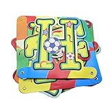 GGG ハッピーバースデーレターバナー紙 ベビーシャワーのお祝いハンギング-フットボール