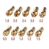10 PC ドリルチャックコレットビット 4.8 mm 0.5 ～ 3.3 2 mm Dremel ロータリーツールのシャンク