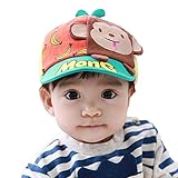 【SEBLES】ベビー 赤ちゃん 男の子 女の子 ユニセックス キャップ 帽子 コットン 綿 キャラクター 猿 モンキー カラフル 可愛い(タイプD)