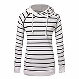 Binmer(TM) SWEATER レディース US サイズ: L カラー: ホワイト