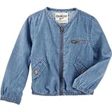 オシュコシュ OSHKOSH/ ライトウエイトデニムボンバージャケット デニム アウタージャケット 5歳【並行輸入】