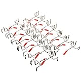 25pcs 50mm length pegboard hooks board slat wall retail display