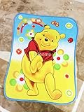 の卸売 1 ピースは、 Winnie the Pooh bear 黄色の小さなサンゴの羊毛毛布カーペット 150 * 200 cm 新くまのプーさん