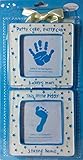 Baby Boy's First Handprint and Footprint Frames by Simple