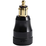 Yepar U pe-Cポート12V / 24V Qc3.0電源アダプタ付きオートバイ防水高速充電器ヘラディンプラグソケット、 用 ブラック 268348A1