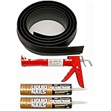 Auto Care Products Inc 51016 16-Feet Tsunami Seal Garage Door Threshold Seal Kit, Gray [並行輸入品]