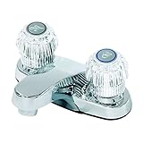 Aqueous 10B42WNCH Lavatory Faucet 2-Knob Handles Centerset, Chrome [並行輸入品]