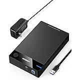UGREEN 3.5インチ HDD ケース USB 3.2 Gen 1 ハードデスクケース 2.5/3.5インチ SATA 3.0対応 hdd/SSD ケース UASP対応 5Gbps高速転送 20TB容量対応 12V電源アダプター付属 2.5/3.