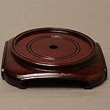 3.25 Asian Oriental Vase Stand Crab Style Legs w/ Hole Polished Brown【クリスマス】【ツリー】 [並行輸入品]