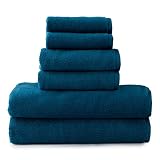 Welspun USA Inc Amazeクイックドライタオル6点セット