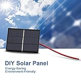 Yosoo 1.5V 2個 ミニソーラーパネル ソーラーバッテリー ポータブル 太陽エネルギー DIYパワーモジュール チャージャーモジュールクリップ アプリケーション 緊急照明 省エネルギー