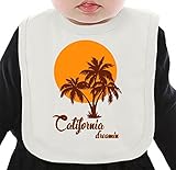 California Dreamin Sunset ネクタイを有する有機ビブ Medium