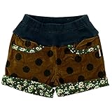 SCHNEE(スネー) 別珍ドット柄ショートパンツ 80cm/ブラウン NO.F-641465