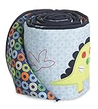 Bananafish Little Dino Crib Bumper, Blue by Bananafish