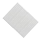 uxcell　丸棒　ラウンドシャフトロッド 鋼製　2.1mm x 50mm　鋼製　シルバートーン　20枚入り