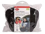 Clippasafe Secure Belt Travel Pillow for Age 3 - 8, Black by Clippasafe