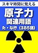 スキマ時間に覚える 原子力関連用語2663語 「リフロー型」Vol.4「た・な行」385語