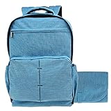 Damero Travel Diaper Backpack Baby Nappy Bag with Large Changing Pad, Light Blue by Damero