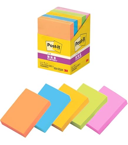 Amazon.co.jp: コクヨ 付箋 超徳用 ふせん 75mm×12.5mm 100枚×40本入 4