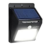 ソーラーライト 16 LED 人感センサー ウォールライト 防犯＆防水 スポットライト 太陽発電 屋外照明 玄関 壁掛け 庭先用