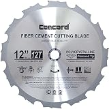 Concord Blades PCD1200T012HP 12-Inch 12 Teeth TCT Fiber Cement PCD Cutting Saw Blade [並行輸入品]