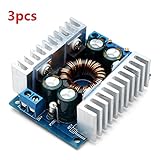 ILS - 3 pieces DC-DC 8A DC5-30V 150KHz Automatic Step Up Step Down Adjustable Power Module