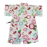 【SiShuNon/SKAPE】和花・金魚甚平スーツ エスケープ 女の子 和花 金魚 総柄 夏祭り お祭り 甚平 80 1 ホワイト