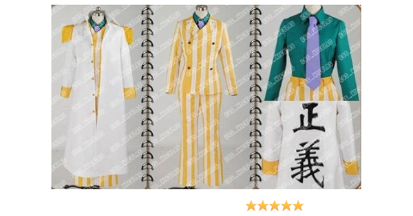 Amazon 高品質コスプレ衣装 One Piece ワンピース 黄猿 ボルサリーノ コスチューム コスプレ コスプレ 仮装 通販