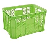 カラフルコンテナ平底薄緑（6個/送料無料（一部地域除く））　520（横）*365（縦）*305（高さ）【収穫コンテナ】