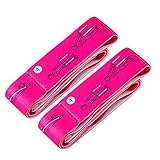 バレエ ストレッチバンド フィットネスバンド 開脚ストレッチバンド エクササイズ ヨガ/ダンス/体操/バレエ/テコンドーなど器具 ヨガストレッチ用 トレーニングベルト 子供向け 柔軟運動 トレーニング 子ども開脚ストレッチバンド 調整可能 滑り止め 高弾性 運動 筋肉強化 ヨガ 健康 男女兼 ダイエット 柄あり濃いピンク