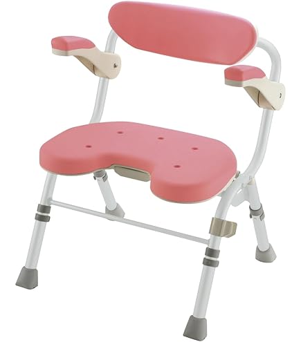 Amazon.co.jp: Richell Soft Shower Chair Wide Type with Armrests