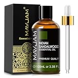 MAYJAM サンダルウッド アロマオイル 白檀 エッセンシャルオイル 天然100% 精油 100ml アロマ ディフューザー／加湿器用 芳香用 プレゼント