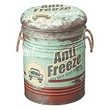 東谷 ペール缶スツール イス 椅子 収納ボックス JAM-231 (ブルー)