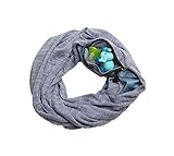 SHOLDIT Basic Pocketed Infinity Nursing Scarf - HAZE PERIWINKLE by Sholdit