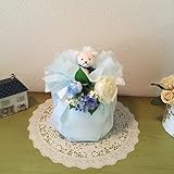 おむつケーキ　mini 、blue 出産祝い　　お買い得　結婚祝 (オムツサイズS)
