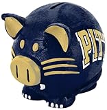 Pitt Panthers公式NCAA 4インチx 4インチx 4インチPiggy Coin Bank by Forever Collectibles