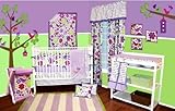 Botanical Purple 10 pc Crib Bedding Set by Bacati [並行輸入品]