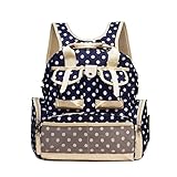 Multifunction Polka Dots Baby Boom Backpack Diaper Bag Waterproof Fabric Nappy Baby Diaper Bag,Baby 