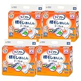ライフリー 【ケース販売】 テープ止めおむつ 横モレあんしんテープ止め Mサイズ 80枚(20枚×4)4回吸収 【寝て過ごすことが多い方】