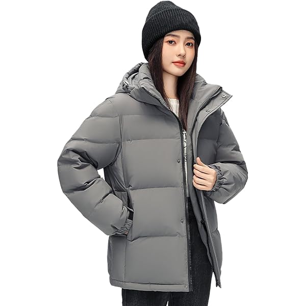 Amazon | 冬のTrapstar連帽ジャケットダウンジャケット長袖ショート