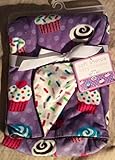Soft Sherpa Baby Blanket "Baby Cakes Reversible" by SL Baby Collection [並行輸入品]