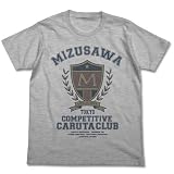 ちはやふる 瑞沢高校 競技かるた部Tシャツ ヘザーグレー サイズ:S