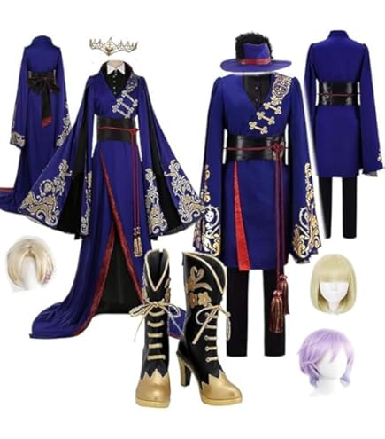 ツイステ ヴィル 寮服 コスプレ衣装+靴+魔導書セット Amazon.co.jp: ヴィル・シェーンハイト ツイステッド