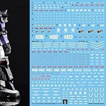 Amazon | HG 1144 THE ORIGIN 高機動ザクII 黒い三連星用水転写