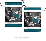 NHL San Jose Sharks 12.5 " X 18 "インチ両面ガーデン旗ロゴ