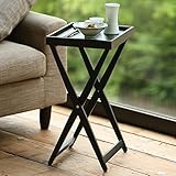 Eau/AIXトレイテーブル ブラック×レッド